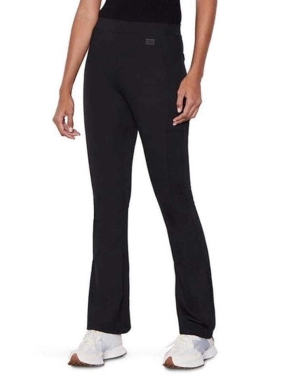 Frame Zip Cuff Flare Leg Pants in Noir Black Womens Size M